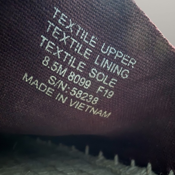 Tory Burch Black Cherry Velvet Platform Espadrille Size 8.5 - Picture 7 of 8